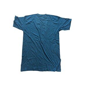 Cottonsville Mens Teal Blue Green Extra Long Heavyweight T-Shirt 5XL 100% Cotton
